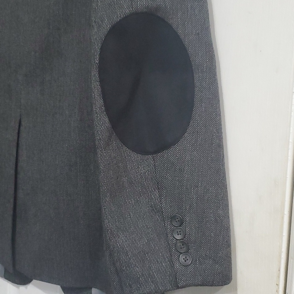 Stafford Signature Blazer With Black Elbow Patches Size 44L - Picture 3 of 5